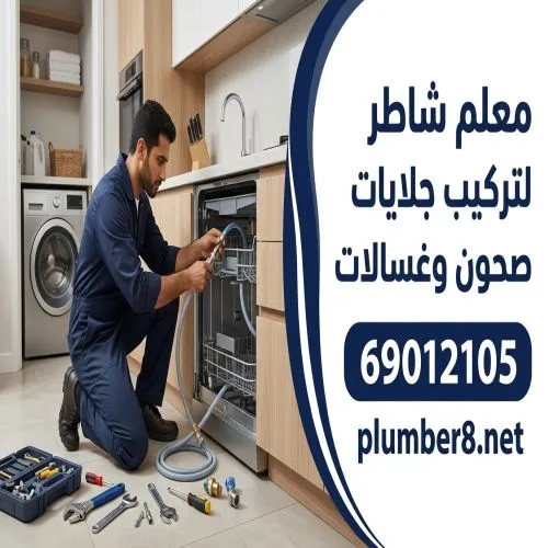 معلم شاطر لتركيب جلايات صحون وغسالات العدان 